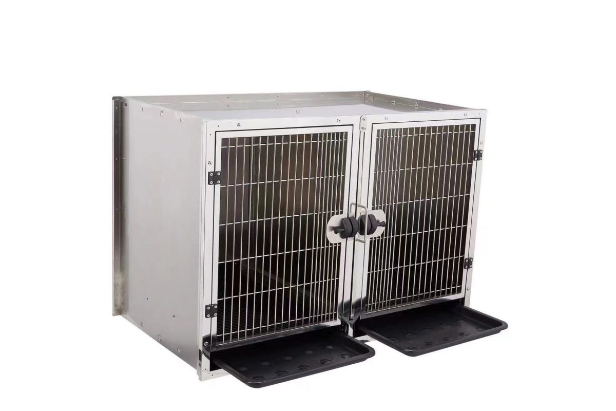 Shernbao KA-505BK Stainless Steel Modular Dog Cage