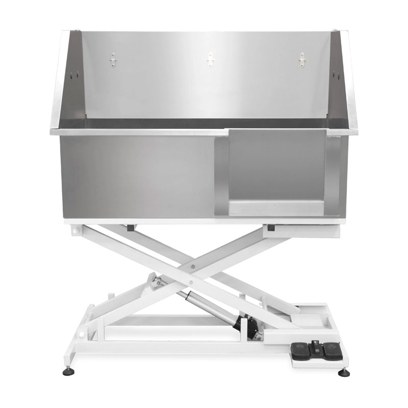 custom size 304 stainless steel dog wash bath tub dog wash basin with lifting function