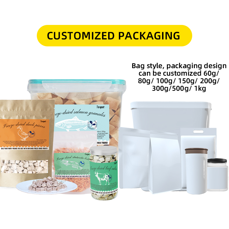 Oem Odm Package Pet Snack High Protein Cheap Price Natural Cat Treats Low Fat Freeze-Dried Quail Natural Cat Food