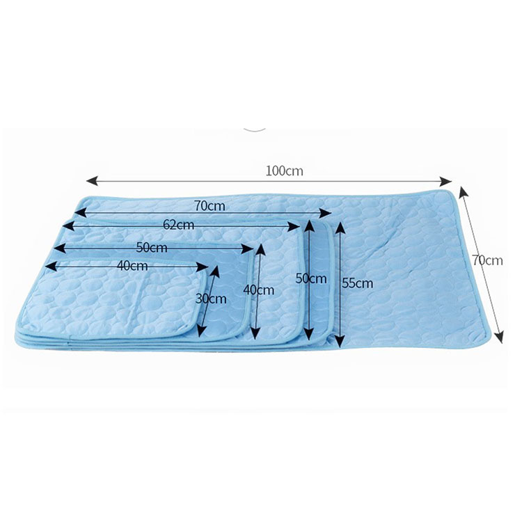 Pet Dog Mat Self Cooling Mattress Cat Summer Ice Pad Cushion Keep Cool Bed
