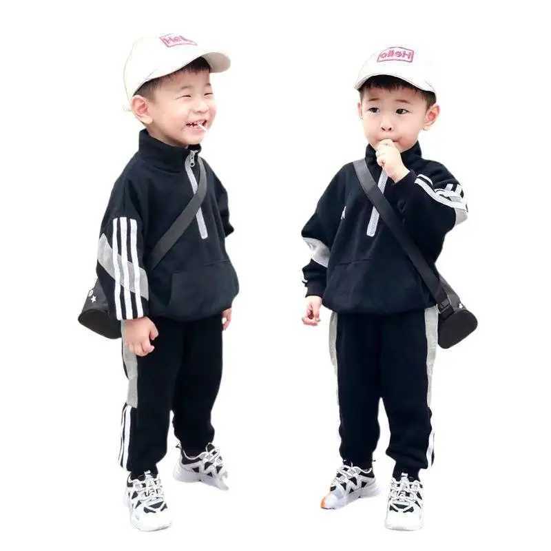 Clothing Sets Children Clothing 2021 Spring Autumn Toddler Boys Clothes T-shirt+Pants Outfits Kids Clothes Sport Suits For Boys Clothing Set H241126