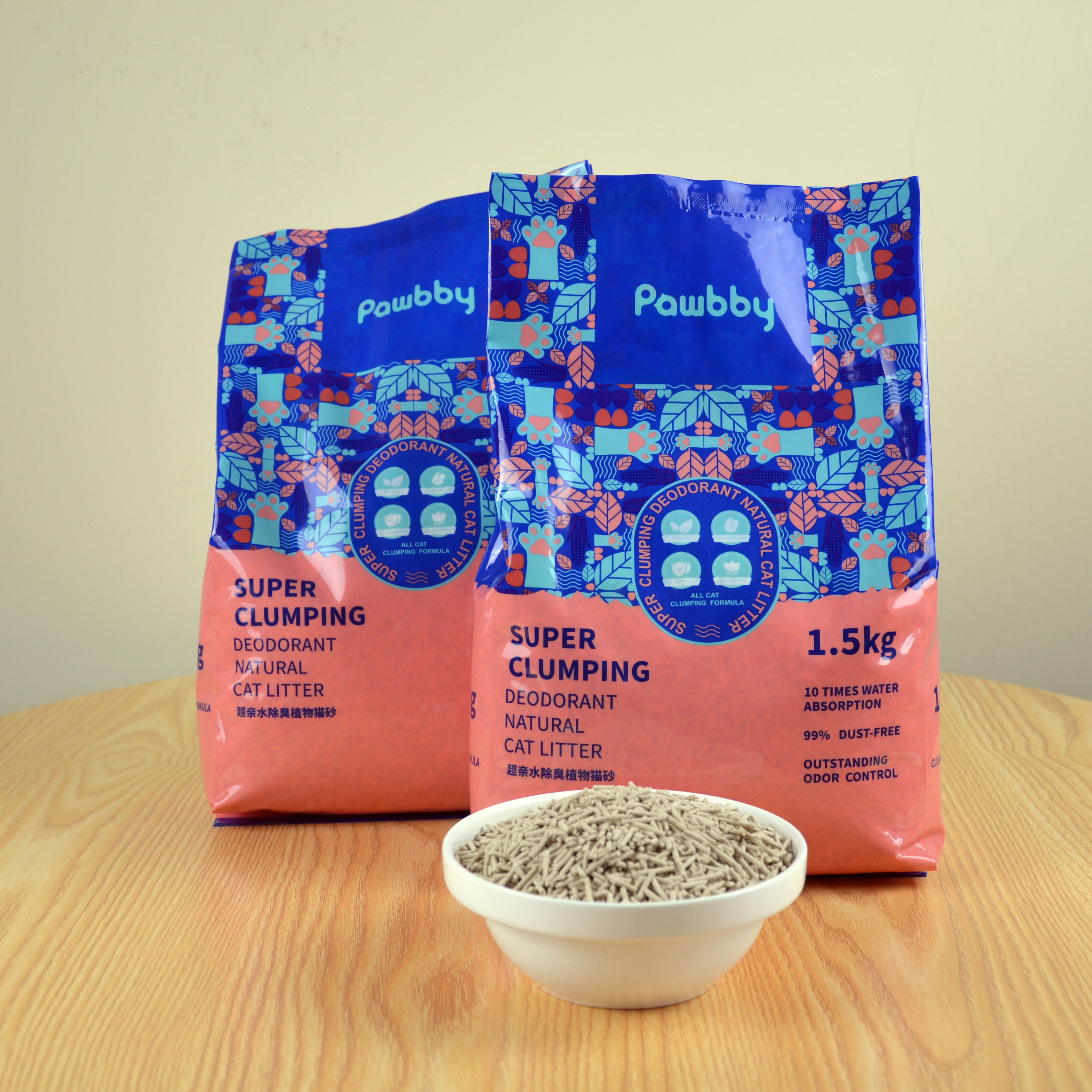 white broken toufu tofu tiger litter flavor milk sand 20kg fresh step lemon sakura mixed color production line for cat litter
