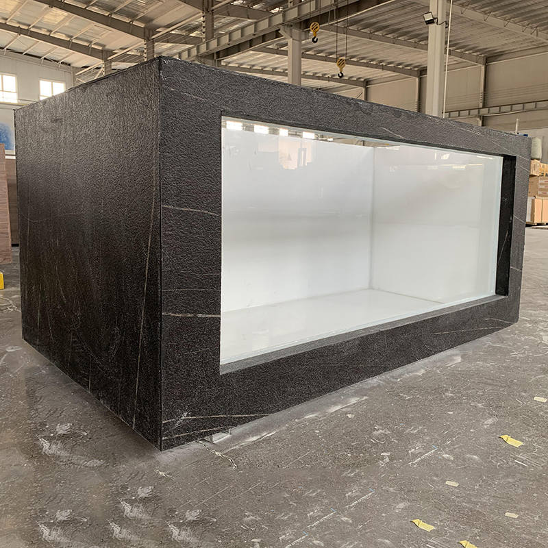 cheap indoor fibreglass garden backyard koi fishing tank farming tanks glass window fish aquarium tank