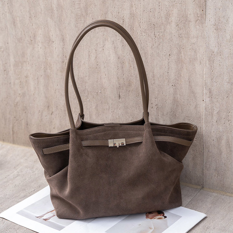 Suede Leather Wing Shaped Handbag - Large Capacity, Commuting Shoulder hot Bag, Elegant & Multifunctional Crossbody for Women