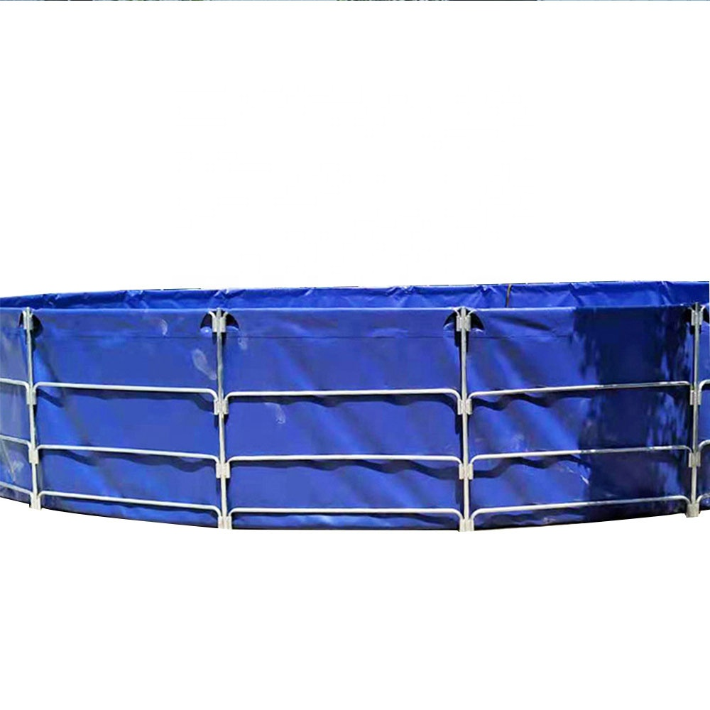 China Export Fish Ponds For Fish Farming Plastic Tarpaulin Pond Fish Breeding Tanks