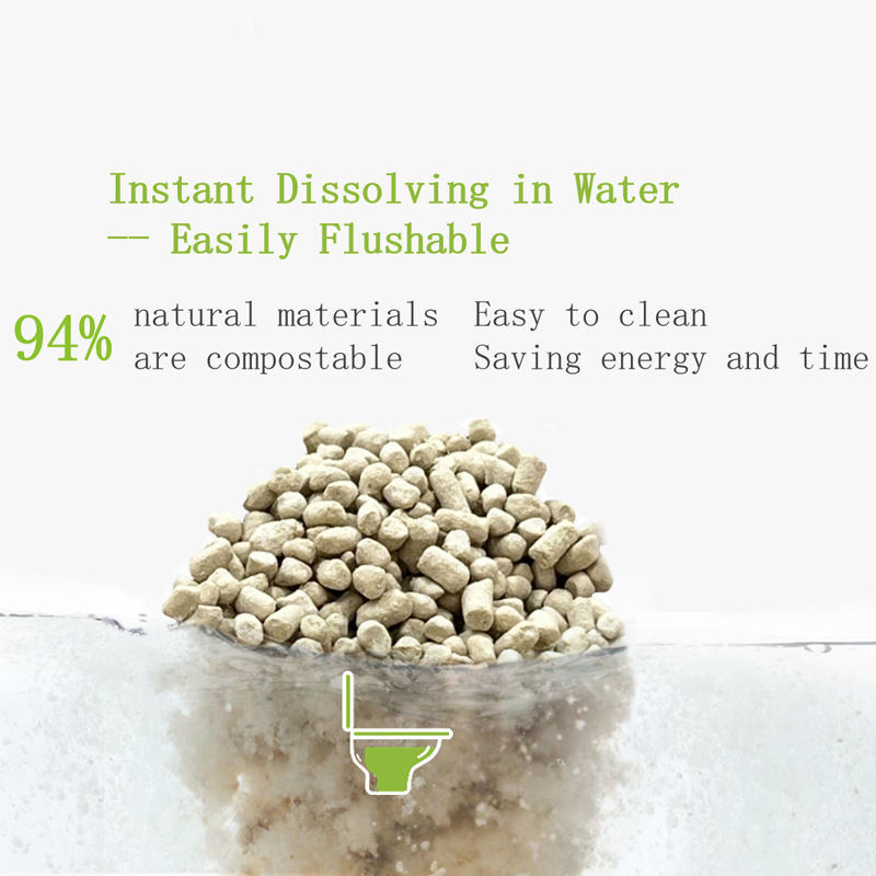 NEW Natural Caked Natural Material Cat Litter Hot Sale Of Degradable Natural Cat Litter