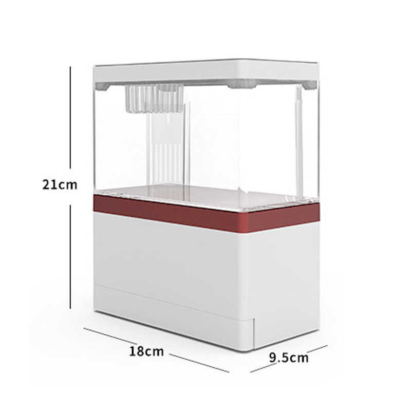 zaohetian Multifunction Living Room Table Landscaping Aquarium Mini transparents Fish Tank
