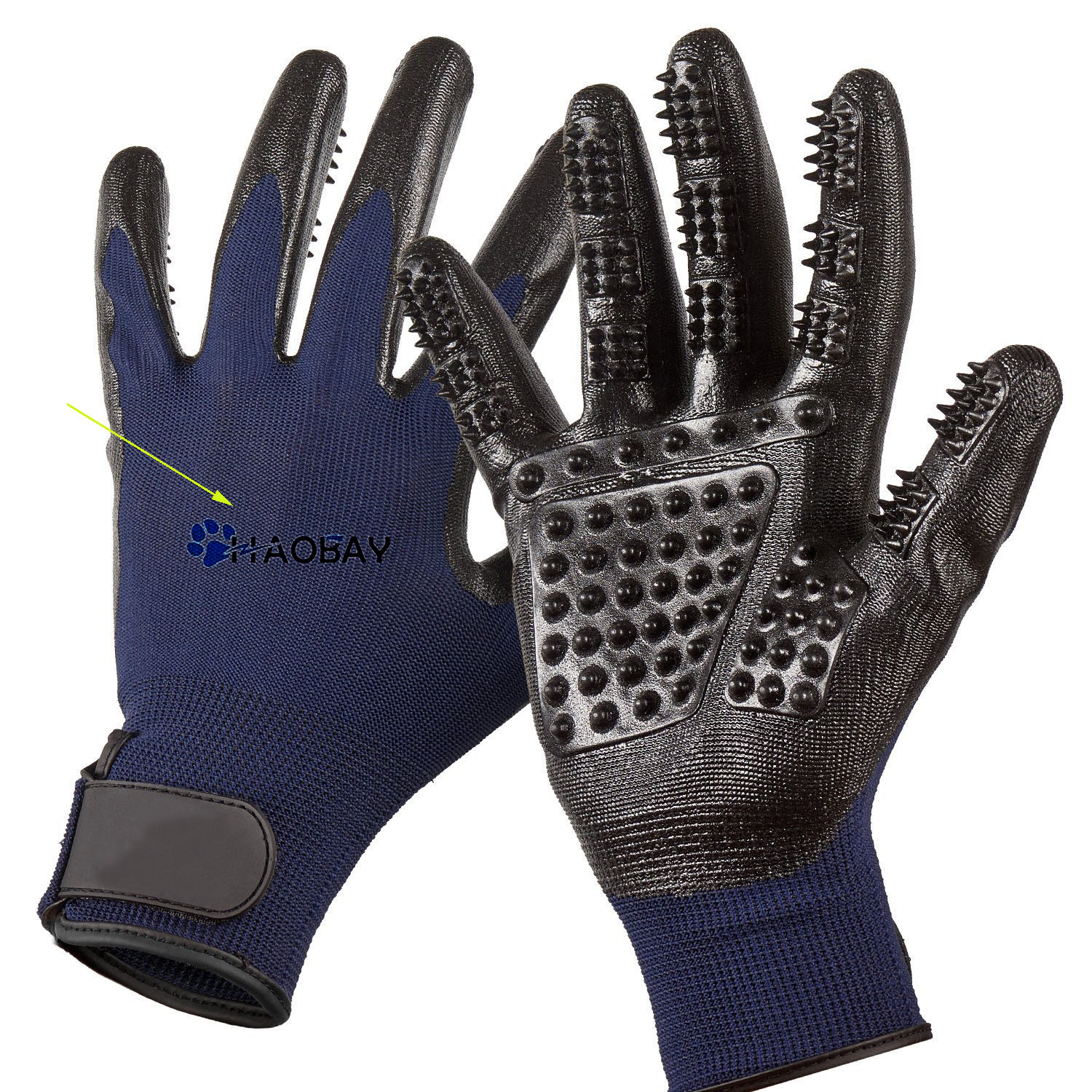 Pflege Handschuh Hund Gloves For Dog Cat Handle Luva Removedora De Pelos Pet Grooming Cats Dogs