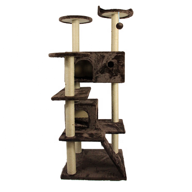 International standard carton accessory high cat tree castle