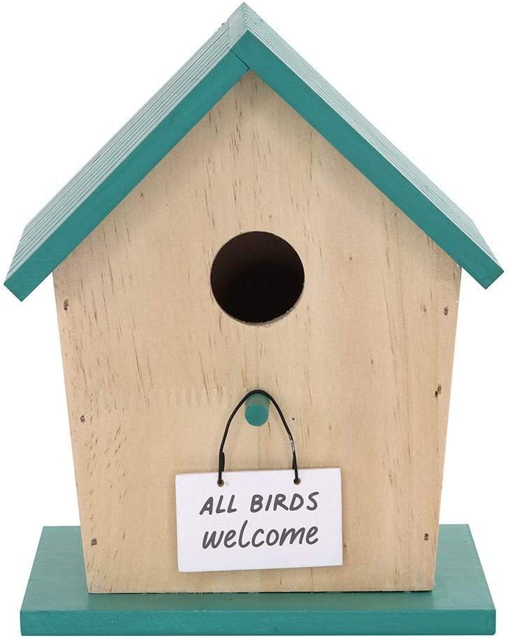Wooden bird house outdoor hanging bird house