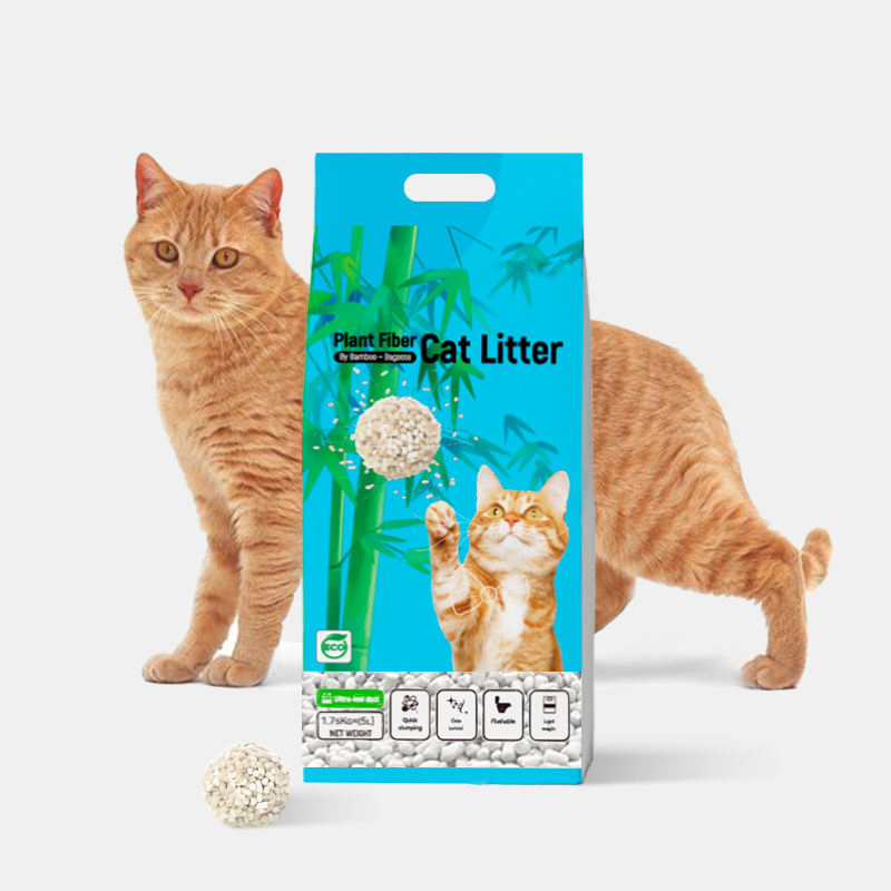 Low Ash Natural Ingredient Natural Cat Litter Mixed Material Natural Cat Litter Durability Natural Cat Litter