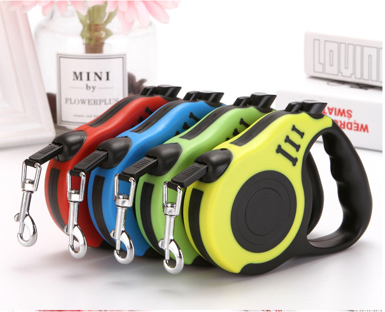 Bone Logo Retractable for travel with Small and Medium Dogs Never Twisted Dog Leash