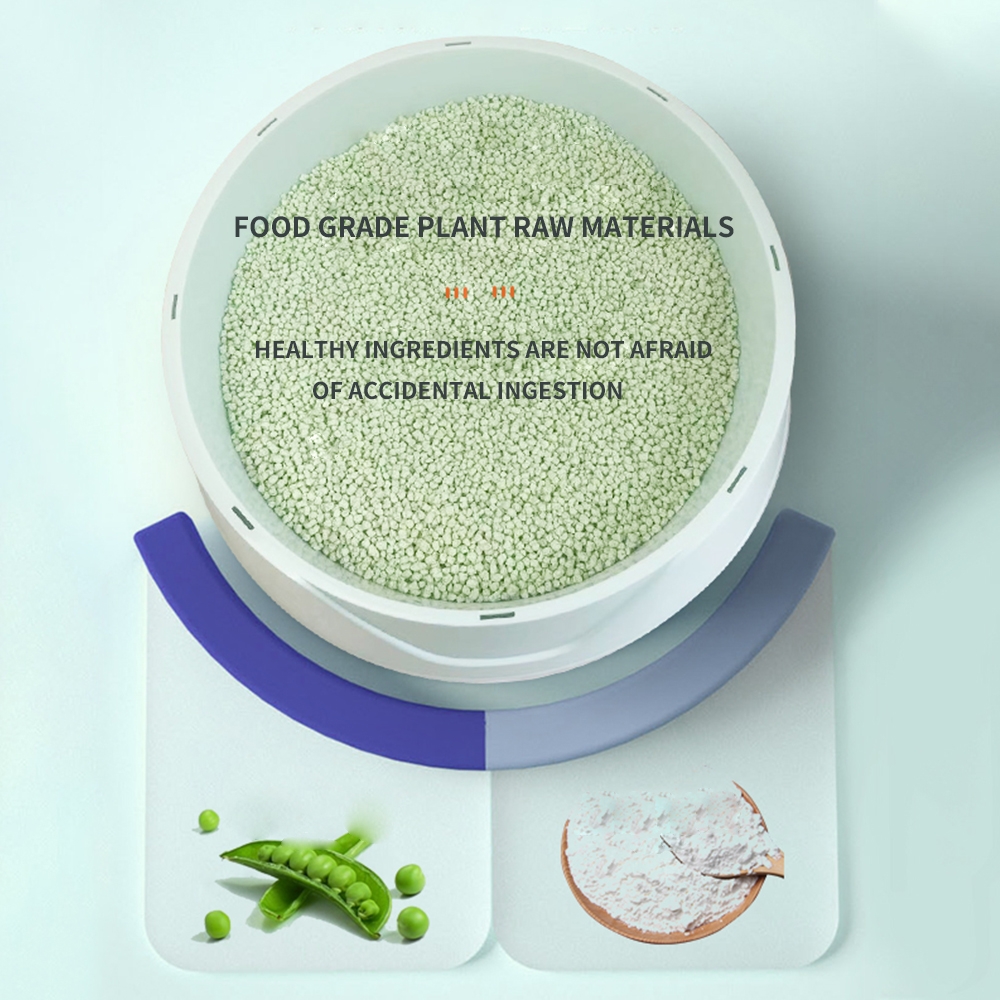 OEM/ODM spherical space plant cat litter efficient water absorption deodorization no dust clump fast flushing toilet cat litter