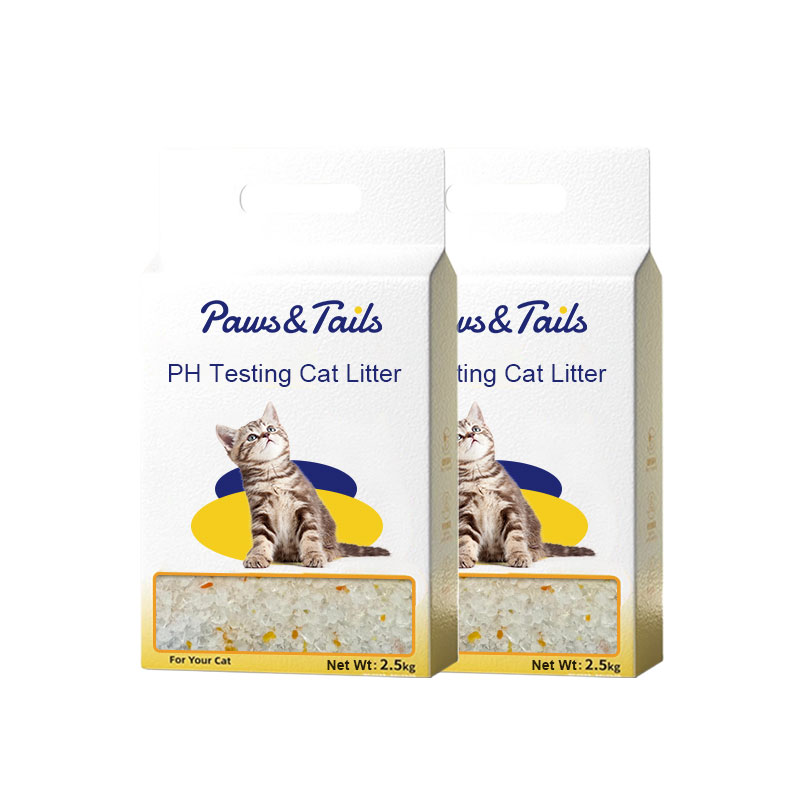 Oem Highly Absorbent Dust Free Ph Health Care Monitoring Indicator Crystal Silica Gel Cat Litter Sand