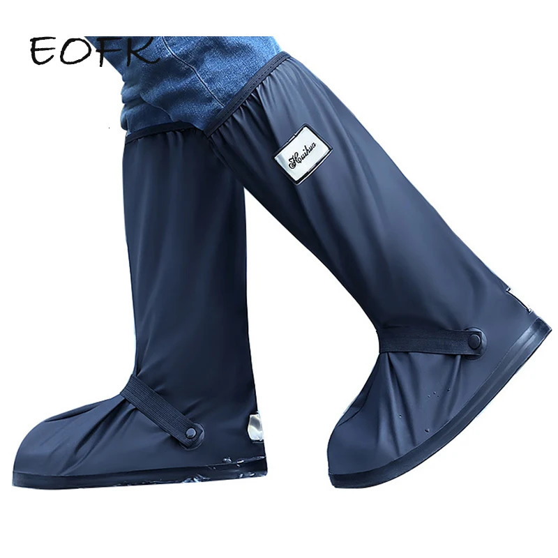 Reusable motorcycle scooter dirt bike rain shoe cover anti slip boot cover neutral bike shoe protector suitable for rainy days 241126