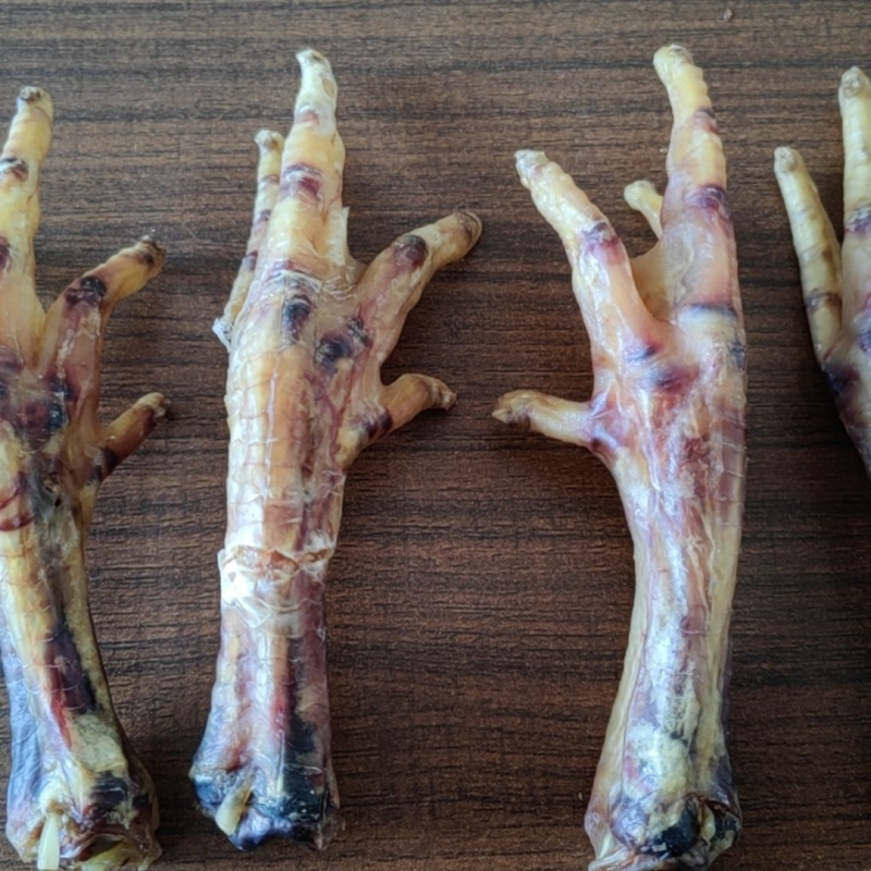 High Protein Dry Chicken Feet Pet Treats For Dog
