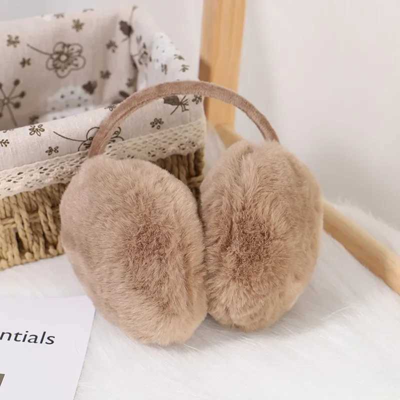 Winter Warm Earrings Soft Plush Earrings Mens Fashion Solid Color Earrings Outdoor Cold Protection Earrings W241126