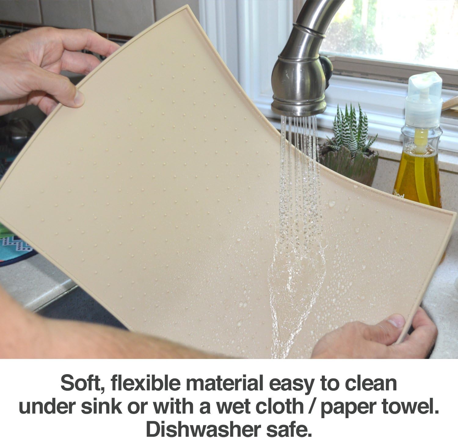 Wholesale Non Stick Silicone Waterproof Pet Bowls Mat Large Size Dog Food Mat