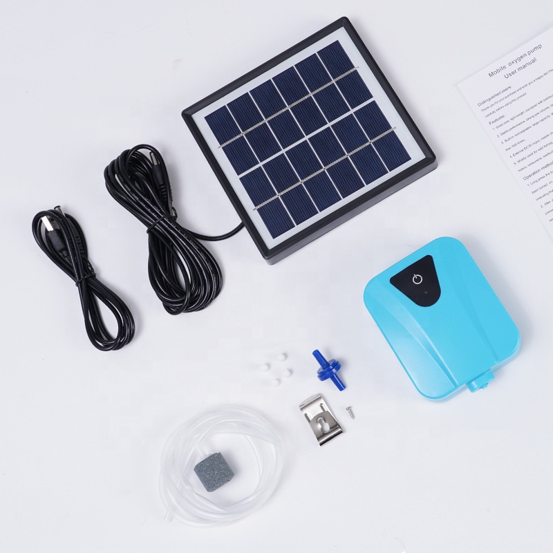 AC/DC dual-purpose aquarium oxygenation pump outdoor solar fishing oxygenation pump aquarium oxygen pump