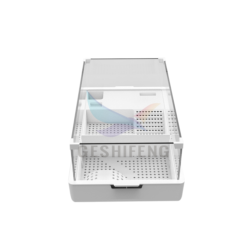 Custom Plastic Ultra White Glass Turtle Basin Combination Turtle Jar Products Tortoise Enclosure