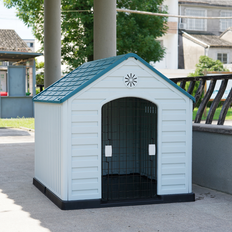 Dog kennel outdoor rainproof dog house frostproof luxury villa
