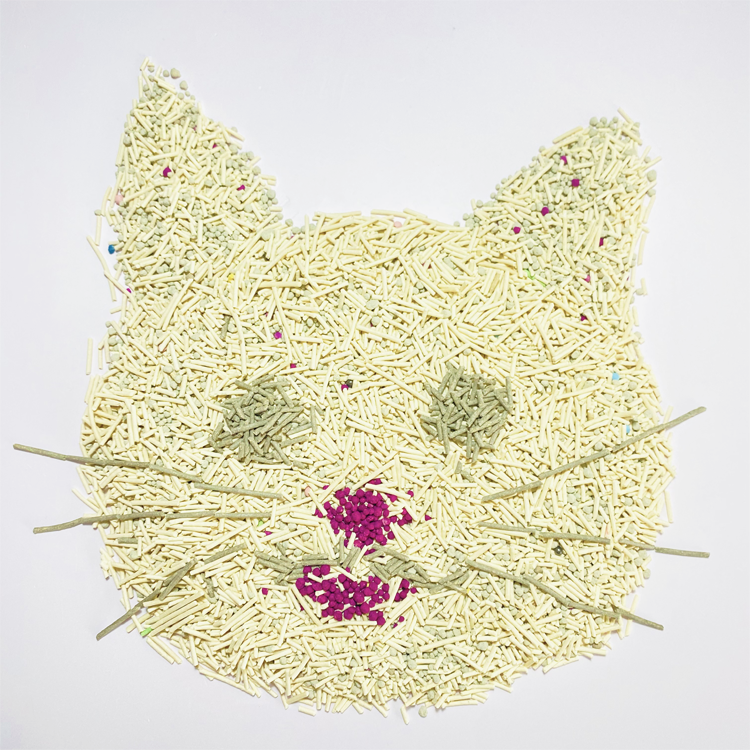 Natural Flushable Cat Litter Pellets Ultra Absorbent Odor Control Dust-Free Low Tracking Eco-Friendly Cat Litter