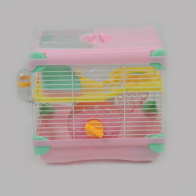 Tiny plastic Little Prince Hamster cage Pink hamster House is suitable for domestication