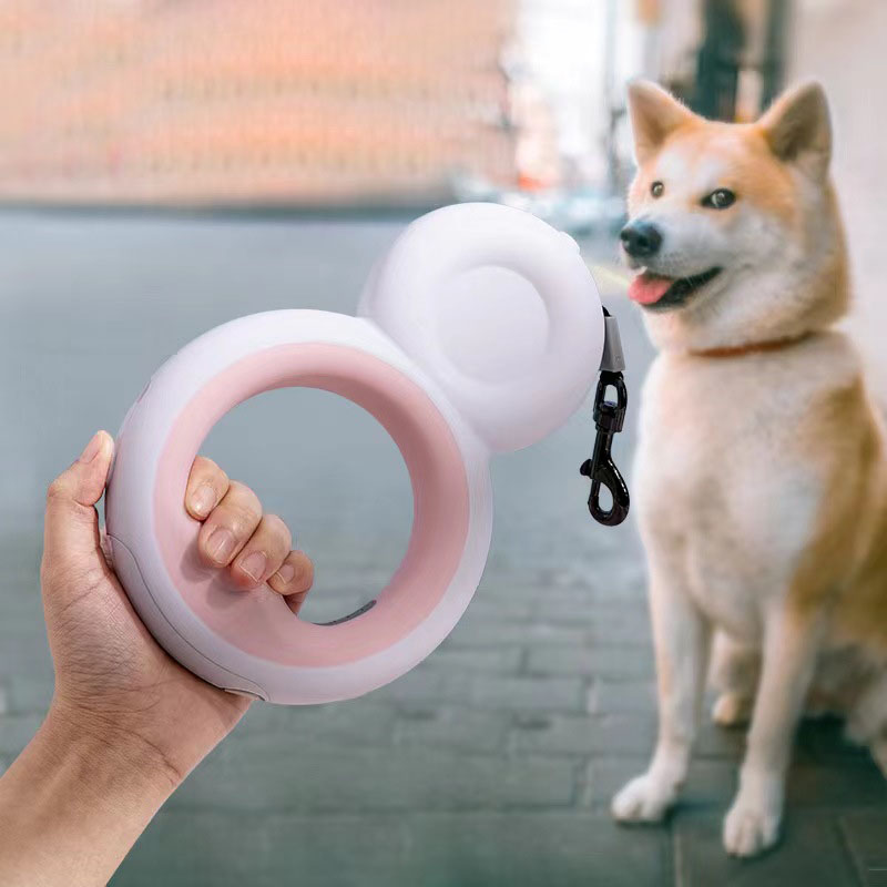 Retractable Hands Free App Connect Long Pet Leash Rope Set Running Leash for Dog