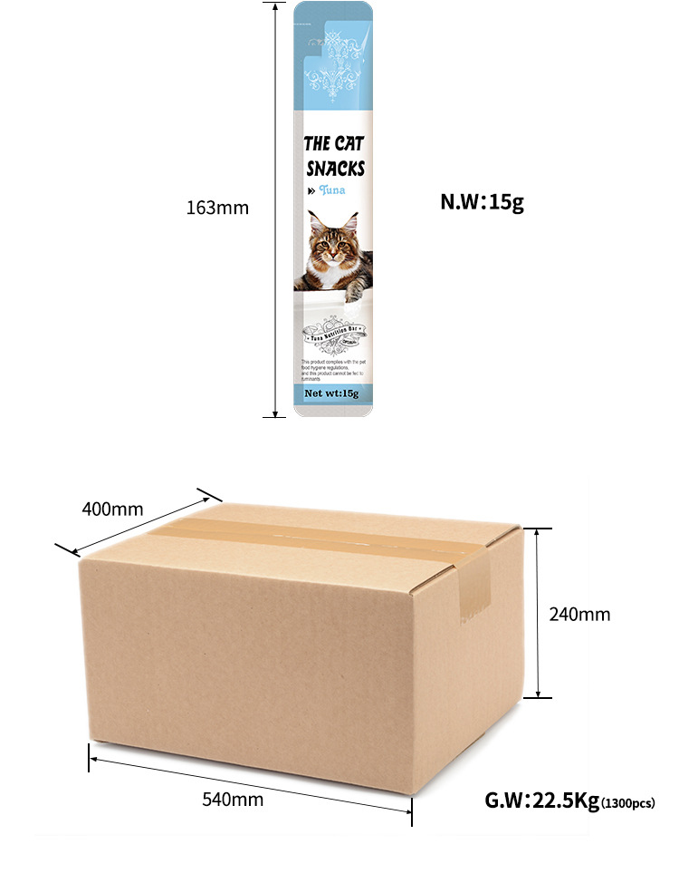 Natural Protein Cat Treat Sticks Healthy, Delicious Snacks for Cats