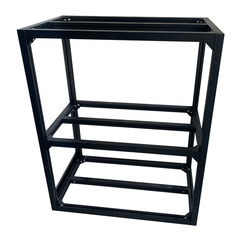 Fish tank aluminum living room metal rack 50 gallon fish tank for sale live seafood tank for restaurant metal aquarium stand