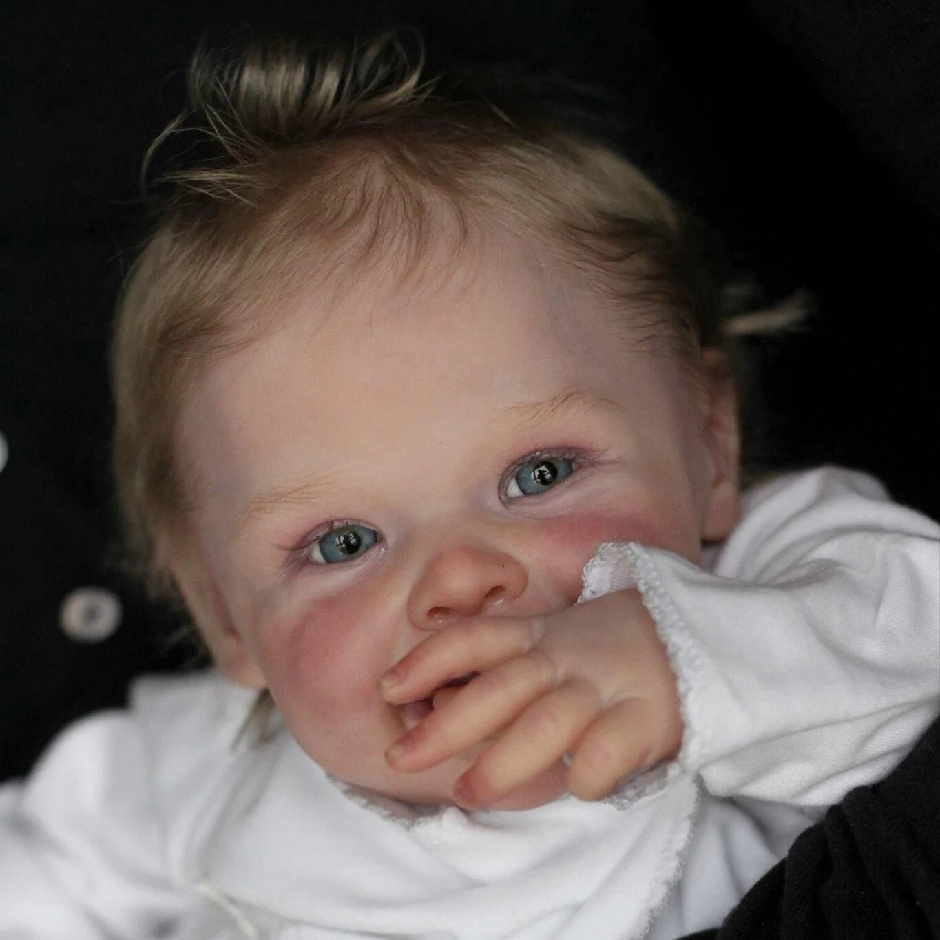 NPK 20inch Lifelike Reborn Doll born Harper Soft Touch Cuddly Body Doll Handmade with Genesis Paint Visible Veins Multiple 241126