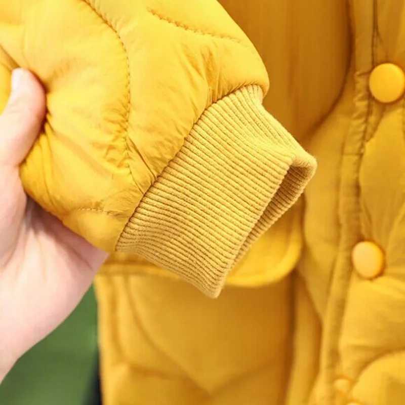 Clothing Sets Winter Thick Warm Boys Clothing Sets Baby Cotton ket Jacket Coats + Pants 2Pcs For Kids Tracksuit Children Clothes Outfit H241126