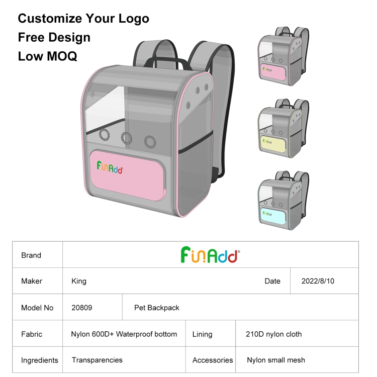 On sale FUNADD Pets' Backpack Carrier for Dogs Cats Puppy with Ventilated Breathable Mesh Expandable Travel Bag