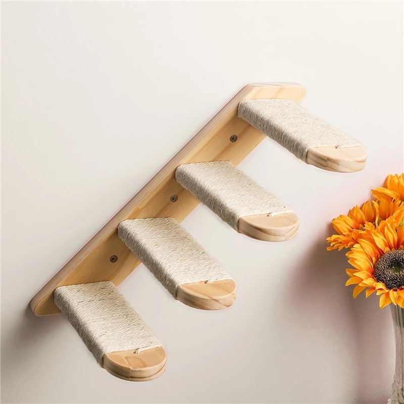 Household hanging cat-scratching post ladder cat-jumping platform