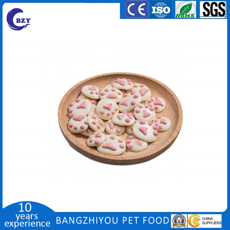Pet handmade snacks cat claws sweetheart milk slices soluble beans cats and dogs factory direct sales and wholesale
