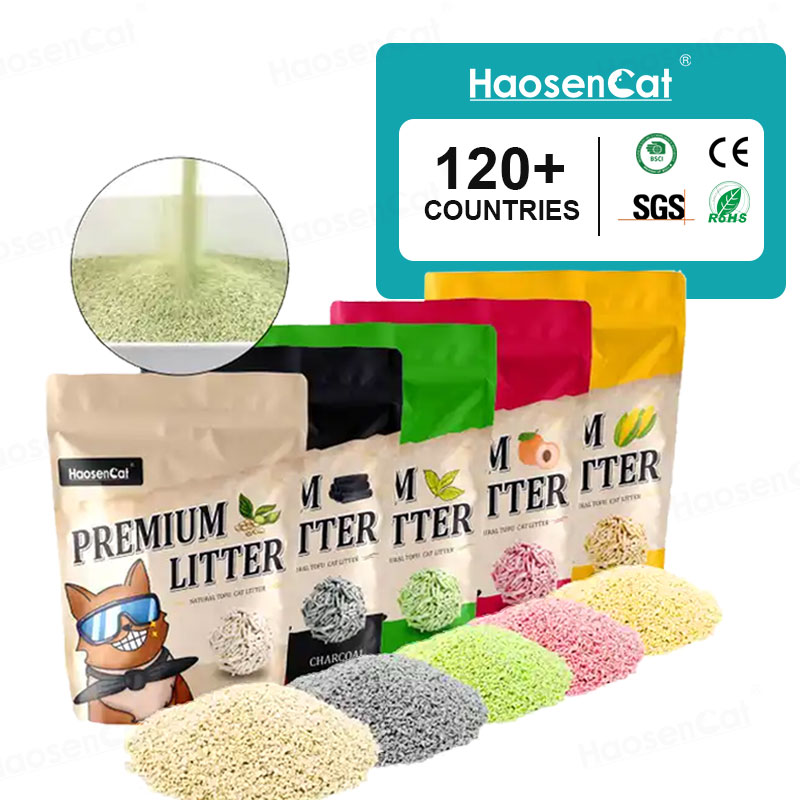 New Popular Wholesale OEM Factory Bulk Sand Deodorizing Bamboo Tofu Cat Litter