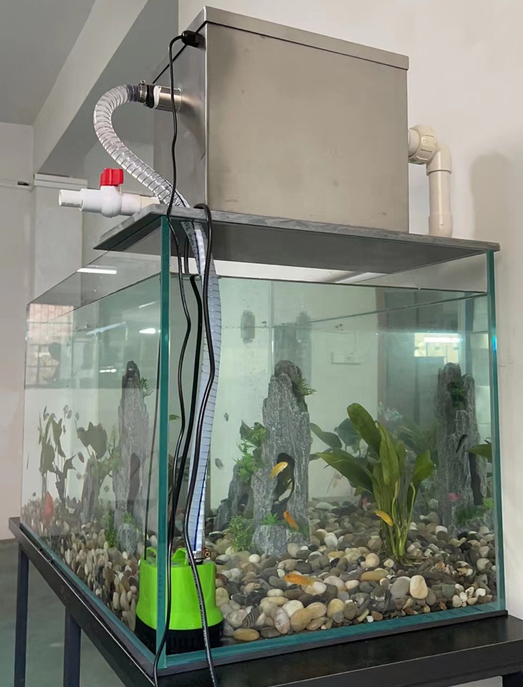 Factory Small External Pond Water Pump Bio Filter For Fish Ponds Capacity 1000 Litre