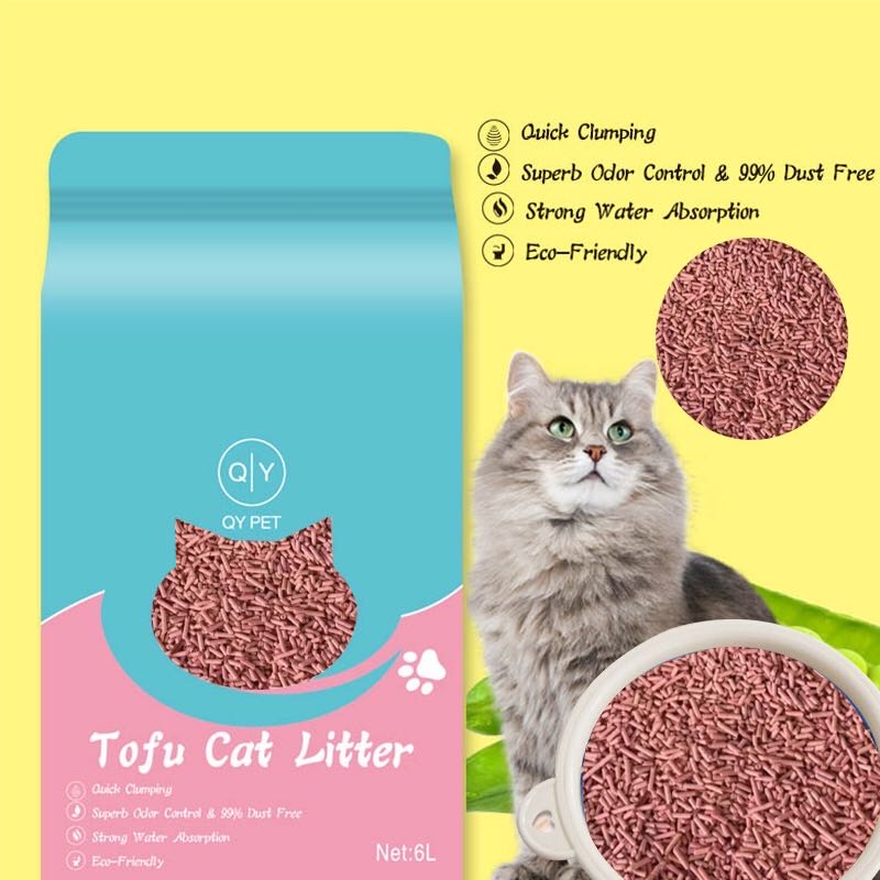 Hot products high quality plastic packaging biodergable thin tofu cat litter