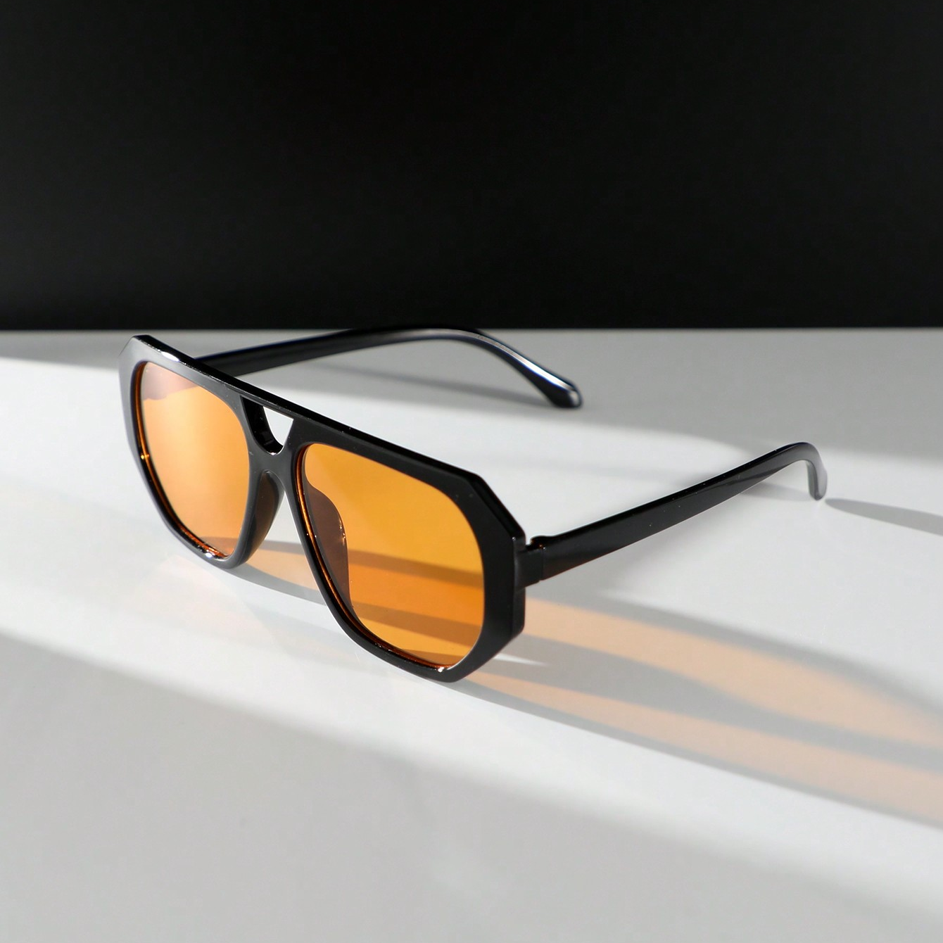 Women's Fashion Large Irregular Frame Plastic Full Rim Eyeglasses Glasses for Travelling and Photo Taking