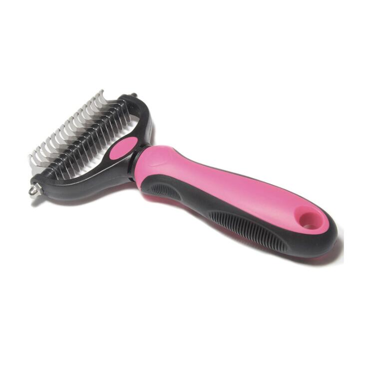 High Quality Household Large dogs Double Side Pet Comb Brush Cleaning Pet Grooming Brush Pet Products