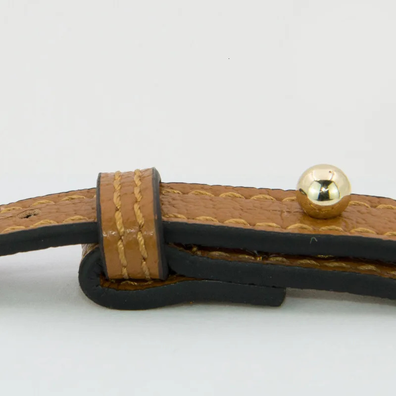 Adjustable Lady Shoulder Crossbody Bag Strap with Solid Color Leather Messenger HighQuality Chain Accessories 241125