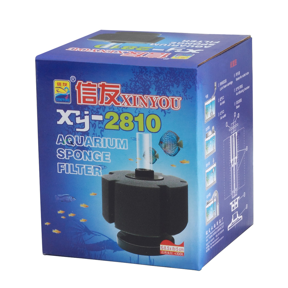 XINYOU Sponge Filter Home Water Filter Aquarium Supplies Filter Supplies XY-2810