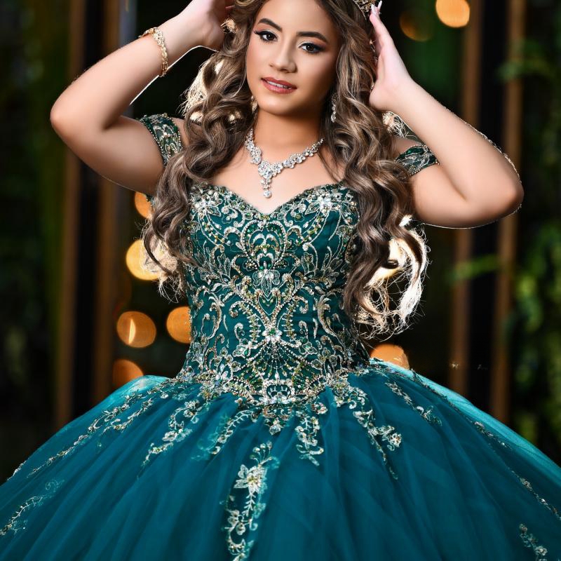 Green Blackish Quinceanera Dresses Ball Gown Off Shoulder Applique Lace Beading Birthday Party Quinceanera De Anos Customized Sweet Dress
