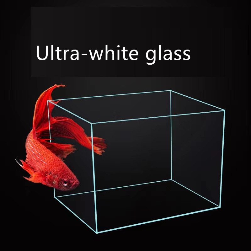 Factory direct sale 5 in 1 ultra white right angle glass fish tank