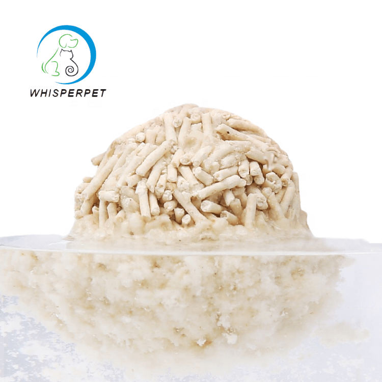 Whisperpet 2-3mm Striped Cat Litter Tofu Mix Quickly Clumping Machine Making Tofu Cat Litter