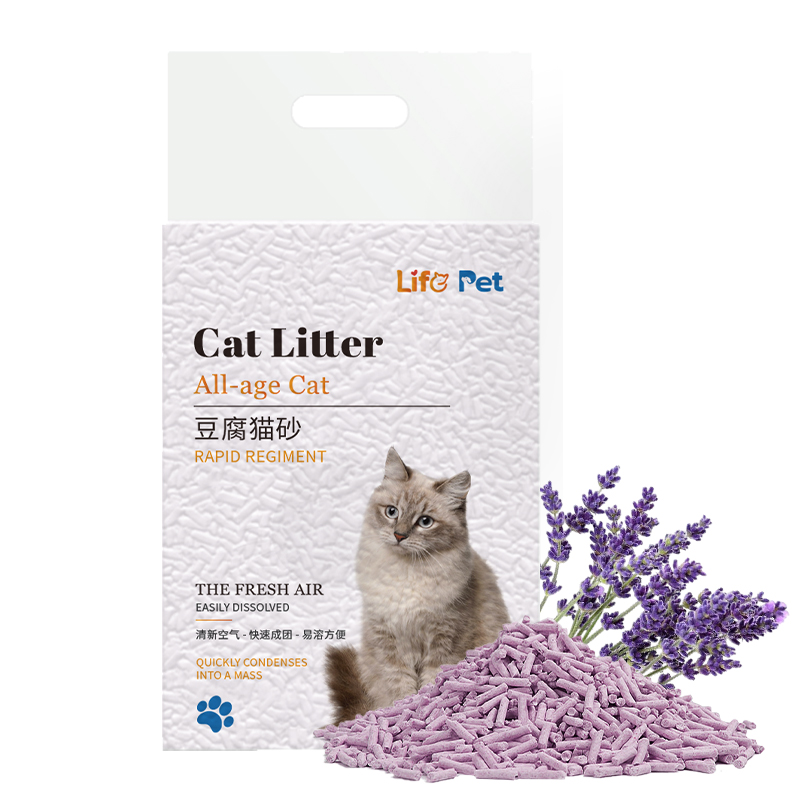 Packaging Organic Flushable Dust Free Tofu Cat Litter Clumping Sand Oem 10L Cat Litter Tofu Bulk