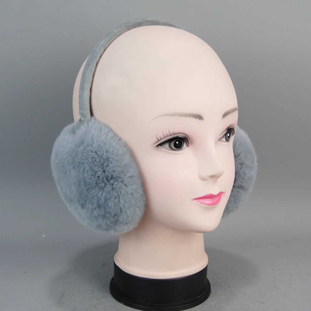 2024 New Womens Winter High Quality Genuine Rex Rabbit Fur Earrings Rex Rabbit Fur Earrings Cute Girl Genuine Rex Rabbit Fur Earrings W241126