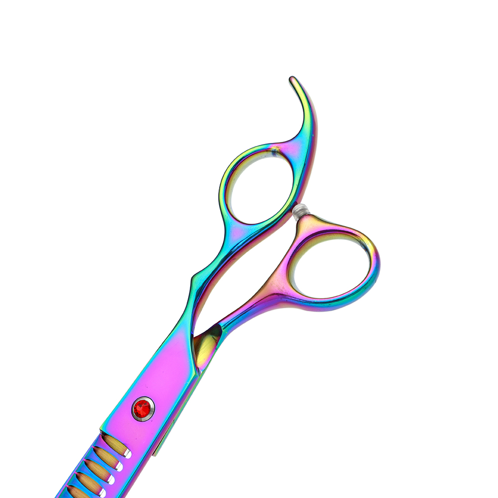 Professional 8-Inch Stainless Steel Pet Grooming Scissors Japan 440C Steel for Cutting Fish Bone Beautiful Purpose