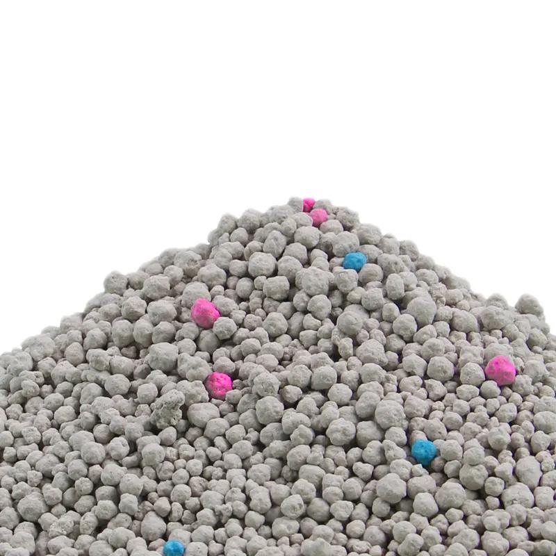 Outstanding Absorbent Natural Mineral Bentonite Cat Sand Litter, Unscented Long Lasting Odor Control Low Dust Cat Litter Sand