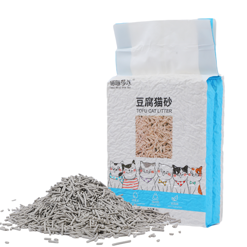 natural cassava arena para gatos kitten toilet sand tofu cat litter self-cleaning cat litter